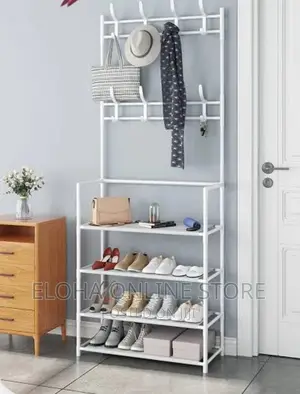 Multifunctional Shoe and Hat Rack