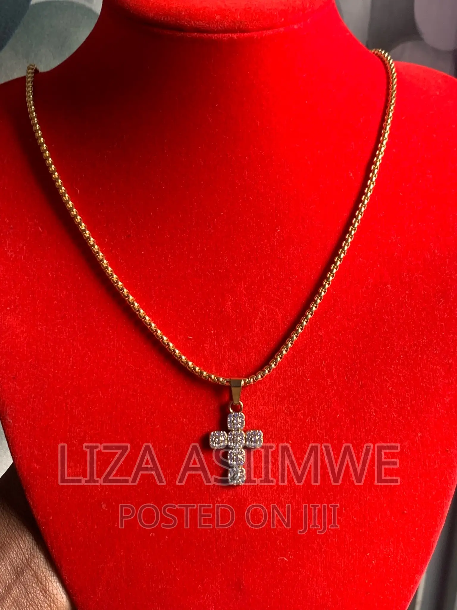 Rope Necklaces With a Cross Pendant