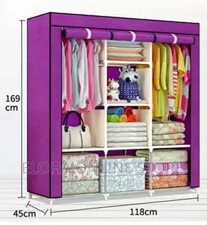 Dustproof 3 Columns Wardrobe