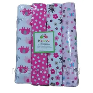 4pcs Cotton New Born Baby Receiving Bedsheets