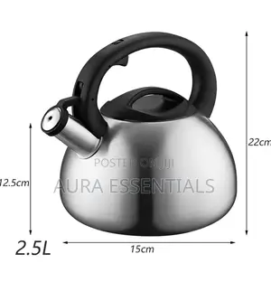 New Home Tribute Stainless Steel Whistling Tea Kettle Stove