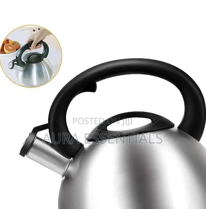 New Home Tribute Stainless Steel Whistling Tea Kettle Stove