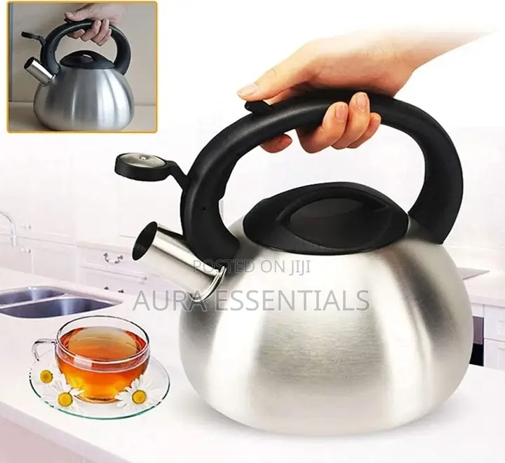 New Home Tribute Stainless Steel Whistling Tea Kettle Stove