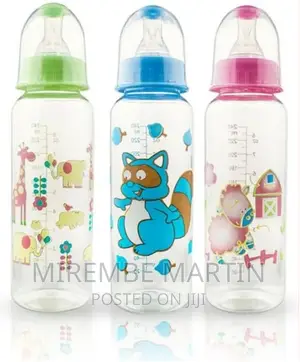 Set of 3 Milk Baby Feeding Bottle