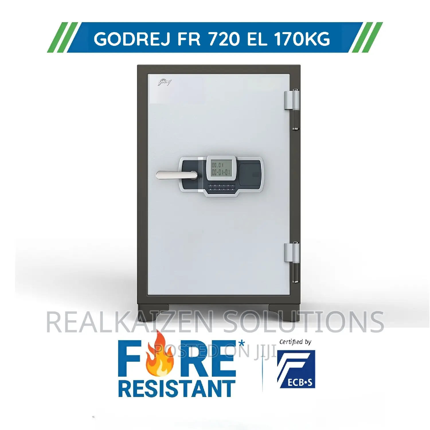 GODREJ Fireproof Digital Safe With Override Key Lock 170kg