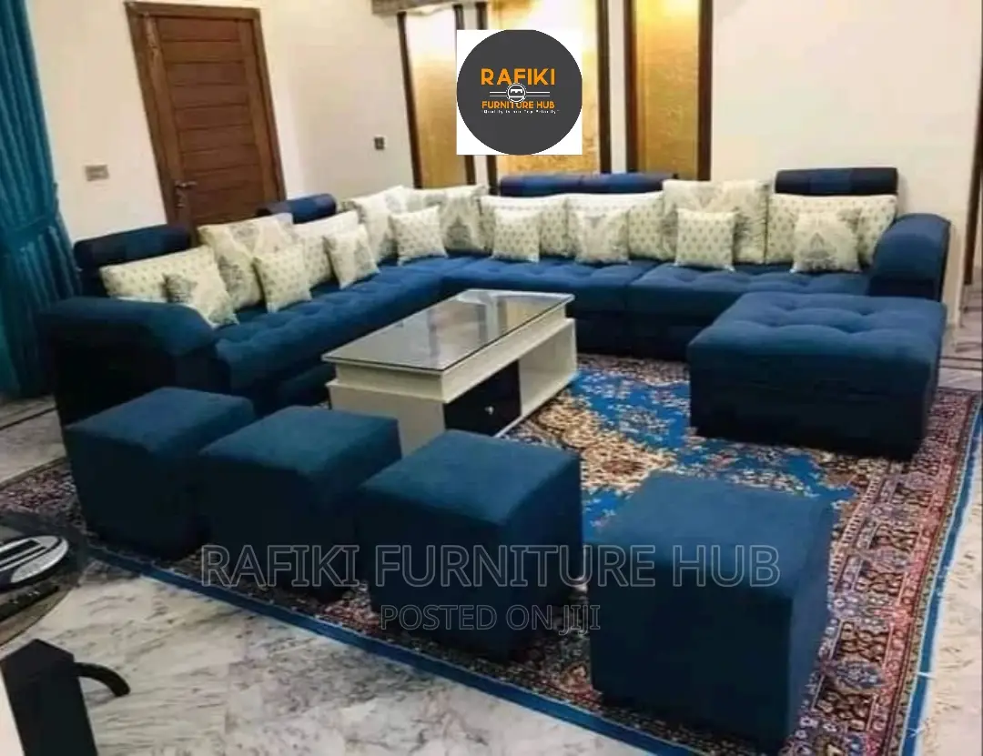 Sofa Set / 8 Seaters / Chairs / Furniture / Best / Fabric