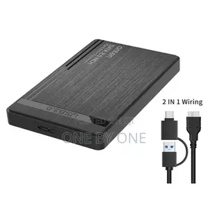ONTEN External Hard Drive Enclosure With 2-in-1 Cable