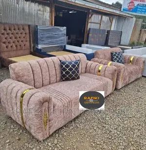 Sofa Set / 5 Seaters / Chairs / Furniture / Best / Fabric