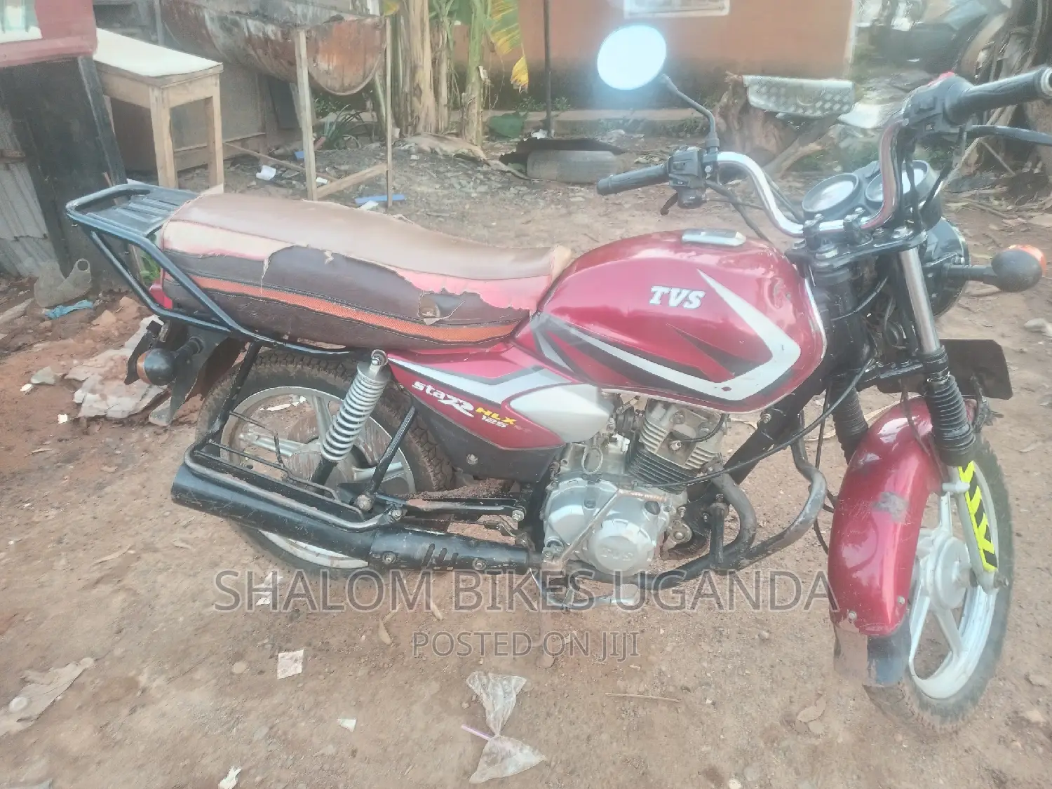 TVS HLX 125 2023 Red