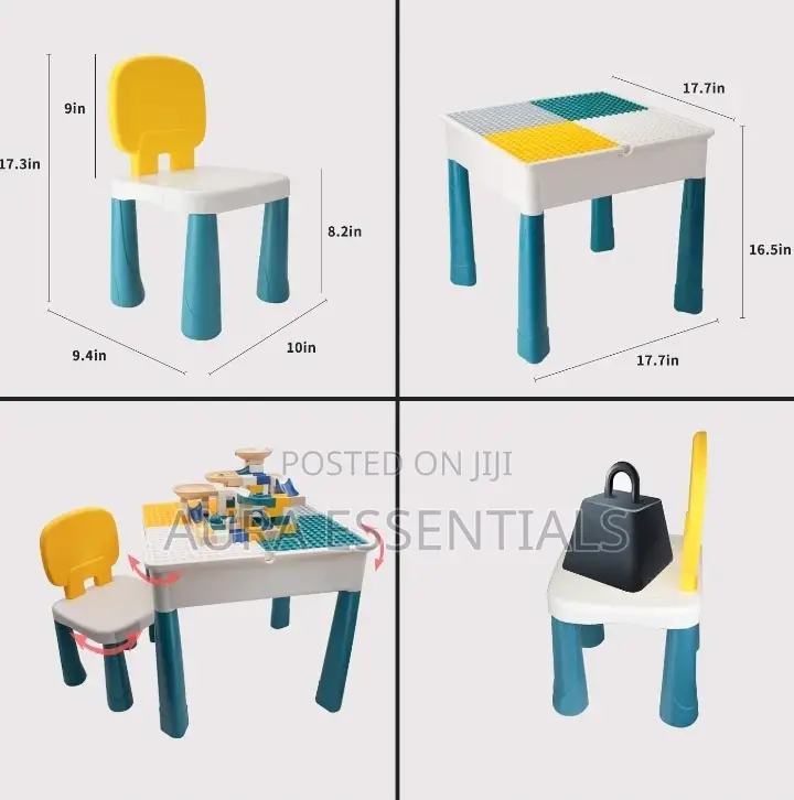 Jollyfit Kids Activity Table and Chair Set