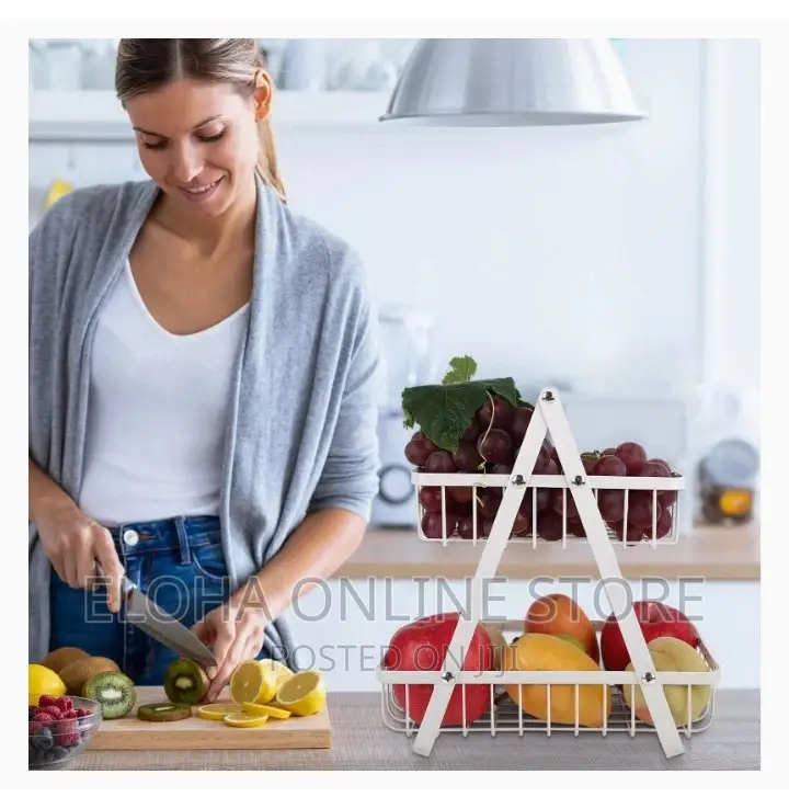 2 Tier Fruit Basket for Kitchen