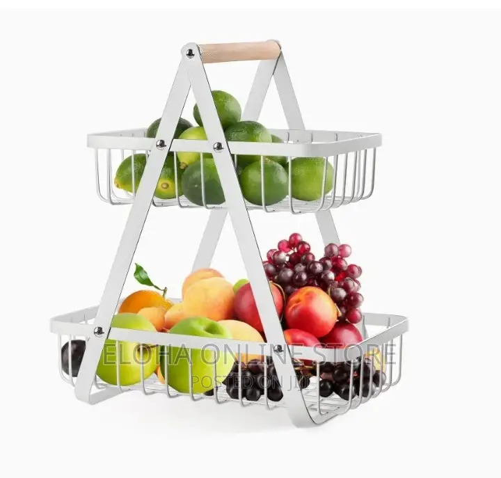 2 Tier Fruit Basket for Kitchen
