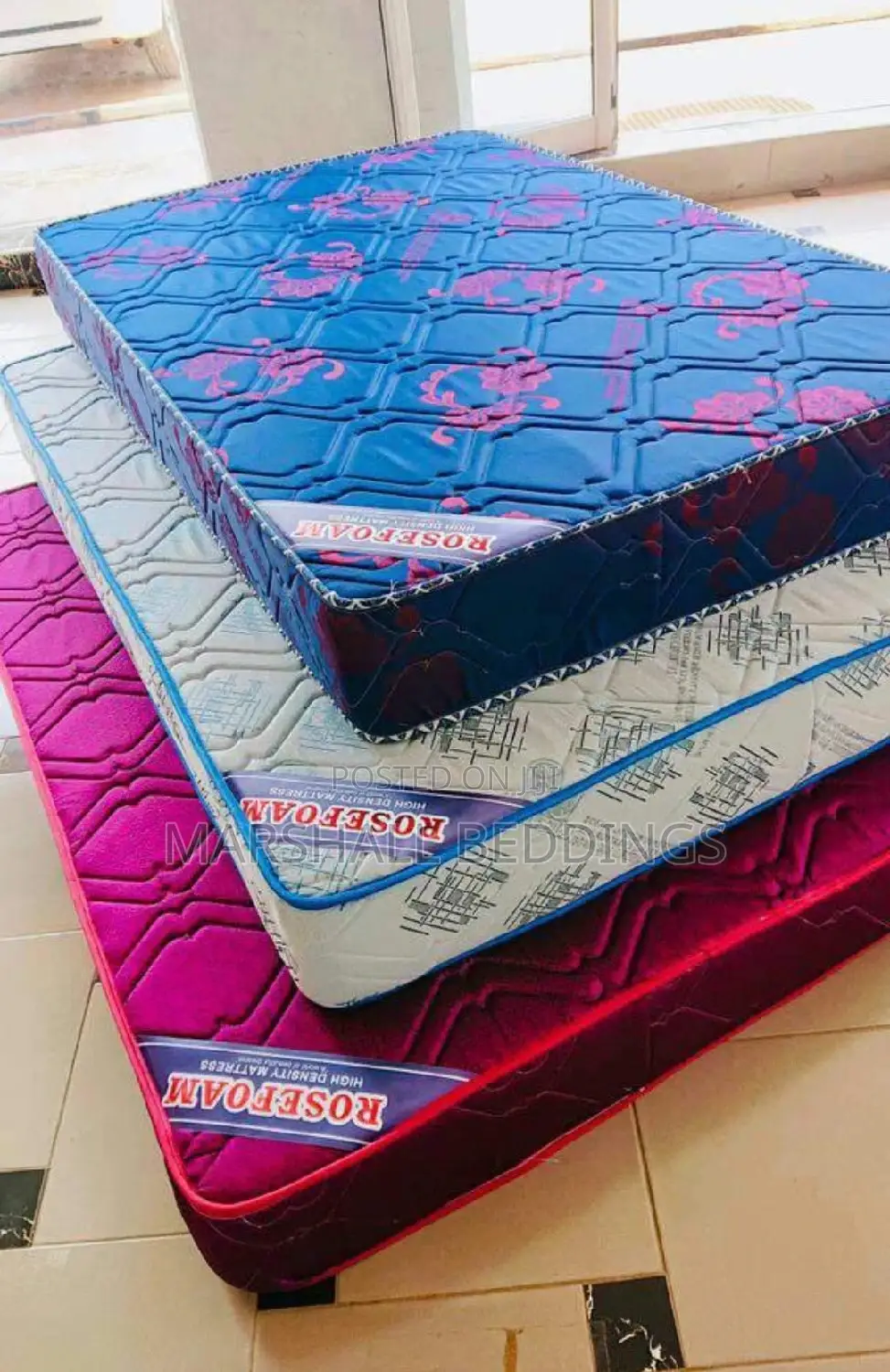 5by6/6inch High Density Roseform Mattress