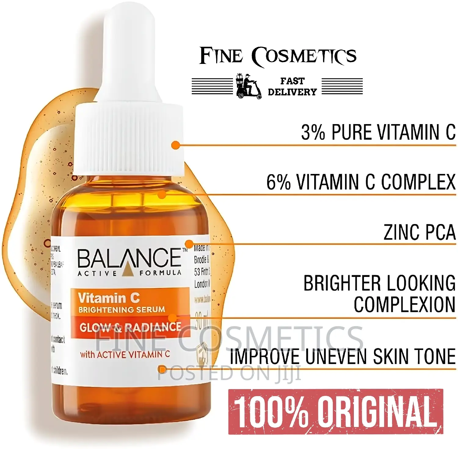 BALANCE Vitamin C Glow and Radiance Brightening Serum 30ml