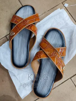 Open Back Leather Sandals