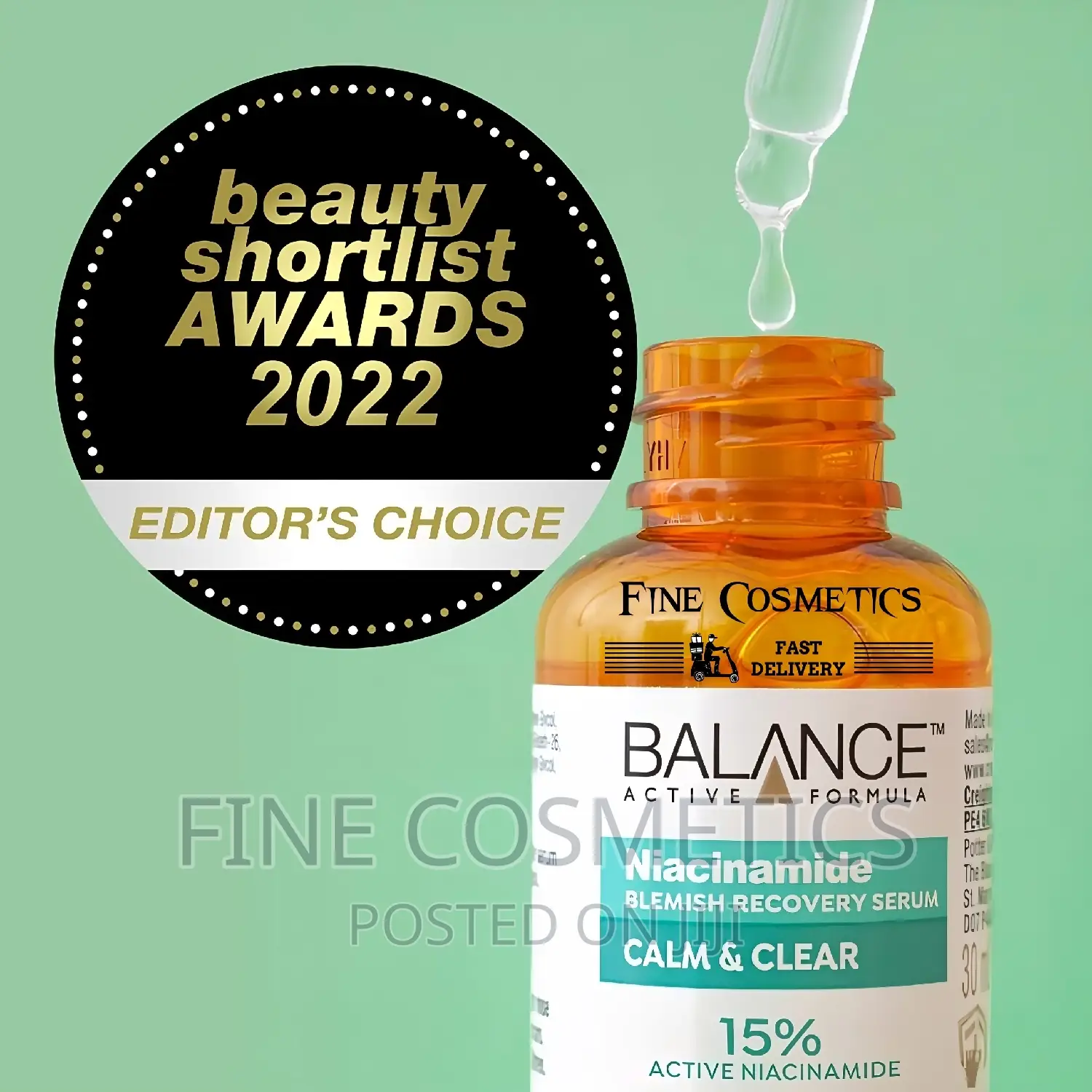 BALANCE Niacinamide Blemish Recovery Calm and Clear Serum.
