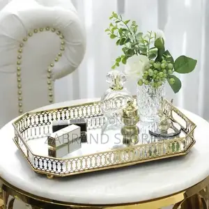 Mirror Decoration Table Tray