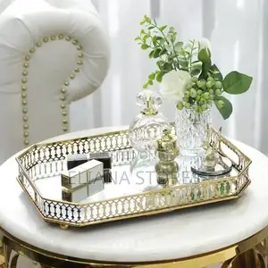 Mirror Decoration Table Tray