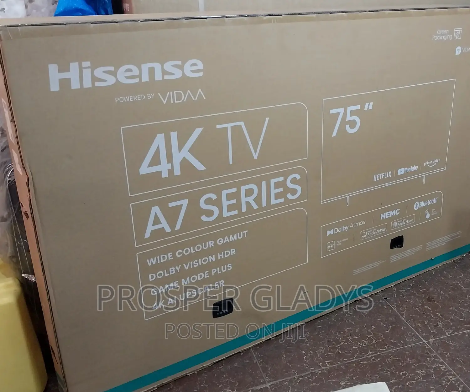 Hisense 75 Smart Uhd Flat Screen Flameless.