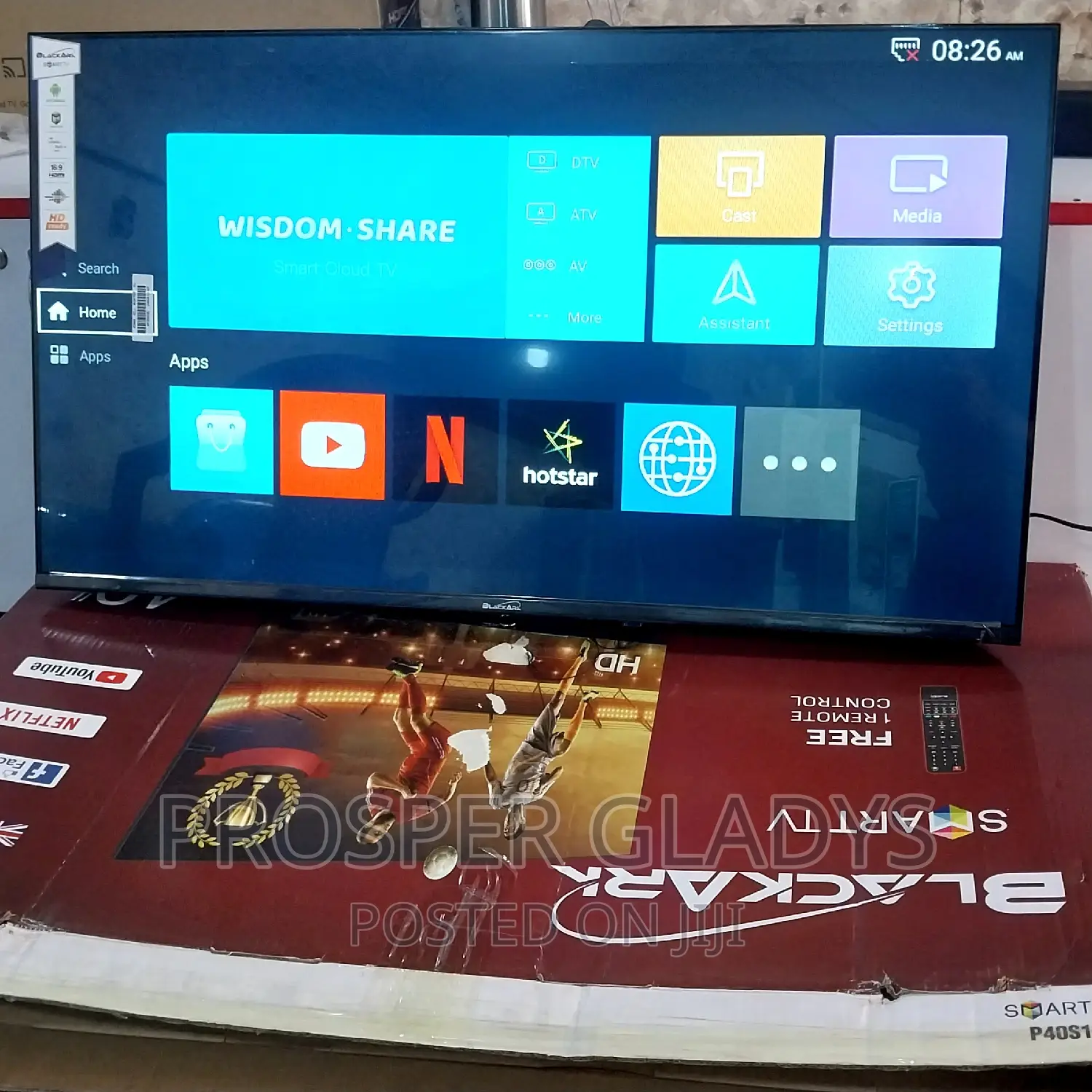40 Inches Led Blackark Smart Digital Flat Screen Flameless.