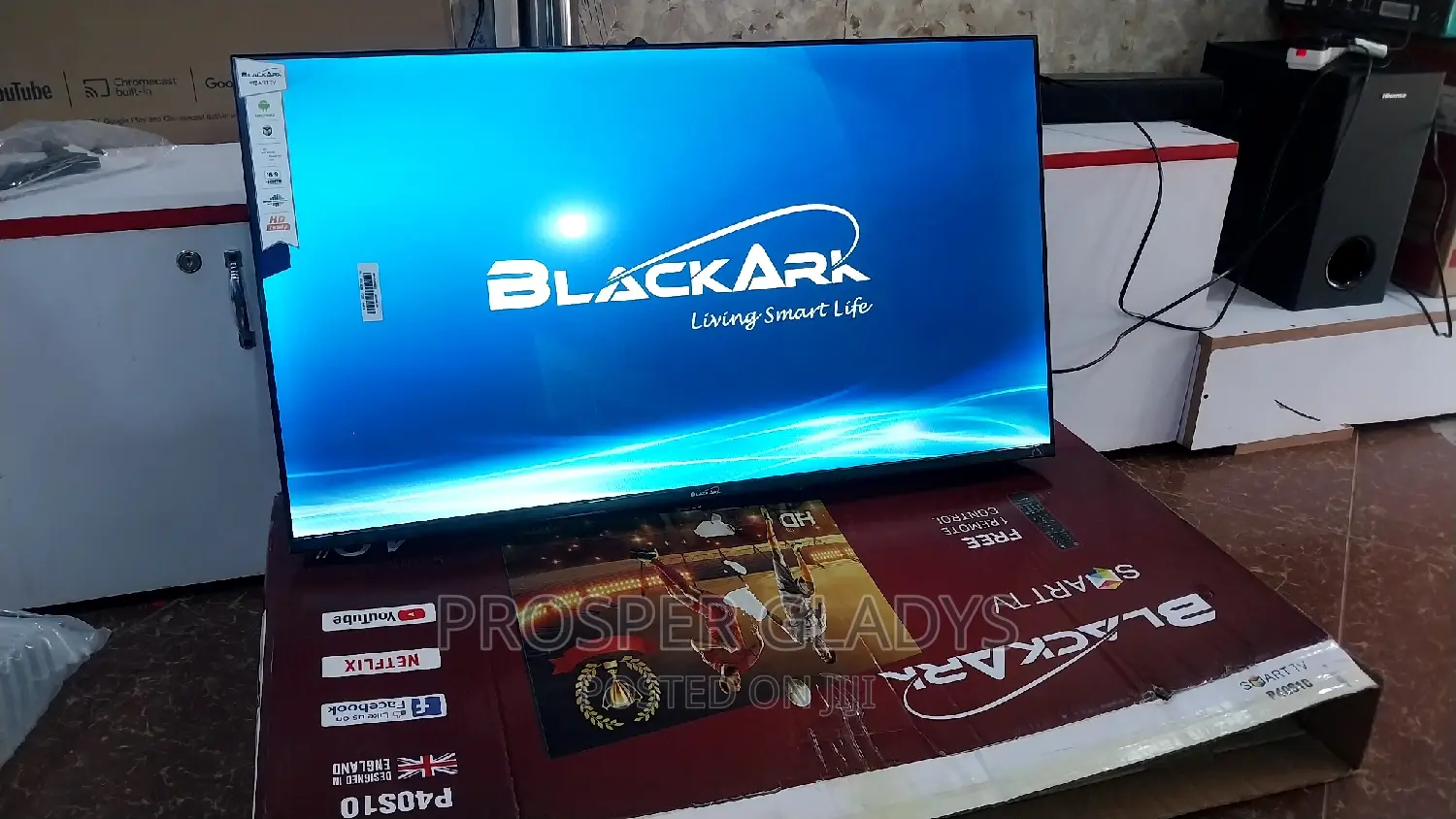 40 Inches Led Blackark Smart Digital Flat Screen Flameless.
