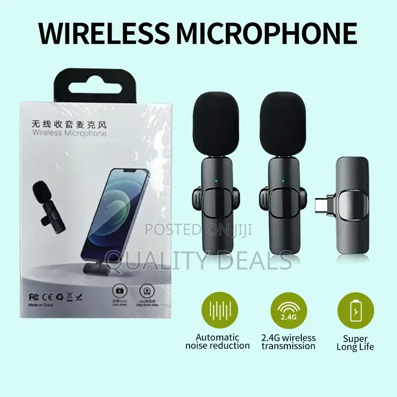 Lavalier Dual Wireless Microphone
