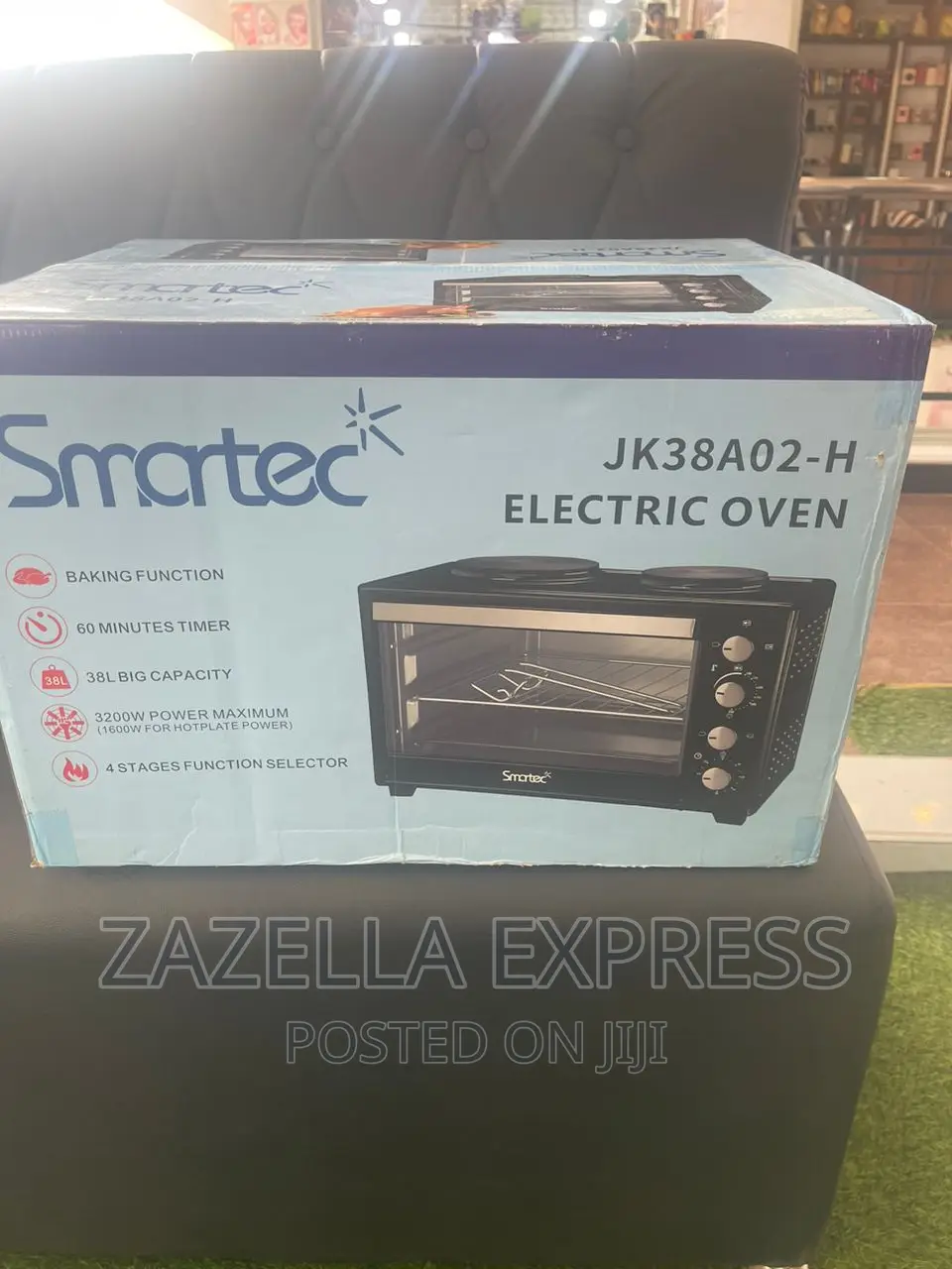 Smartec 38L Oven With Baking Function and 2hot Pates