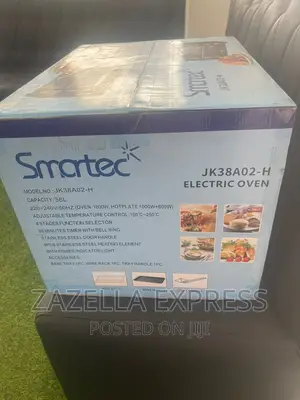 Smartec 38L Oven With Baking Function and 2hot Pates