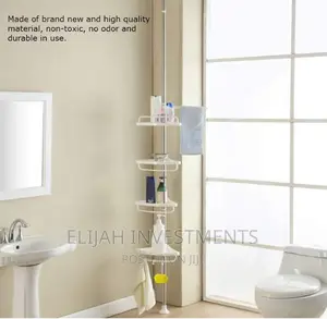 4tier Stainless Steel Bathroom Corner Shelf