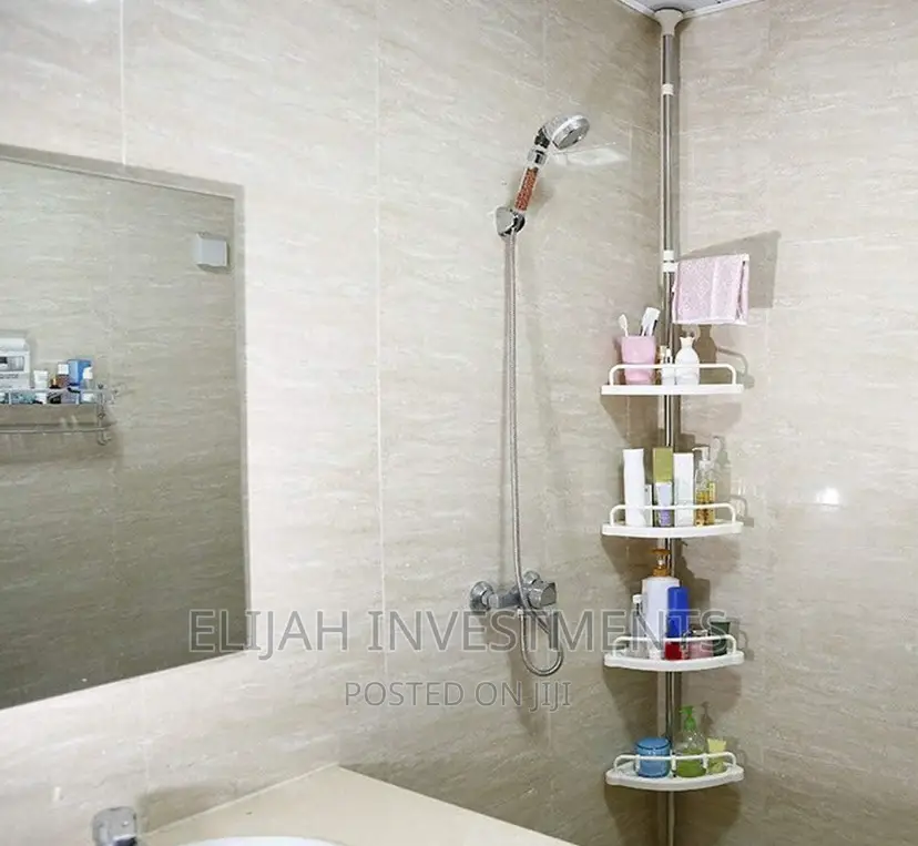 4tier Stainless Steel Bathroom Corner Shelf