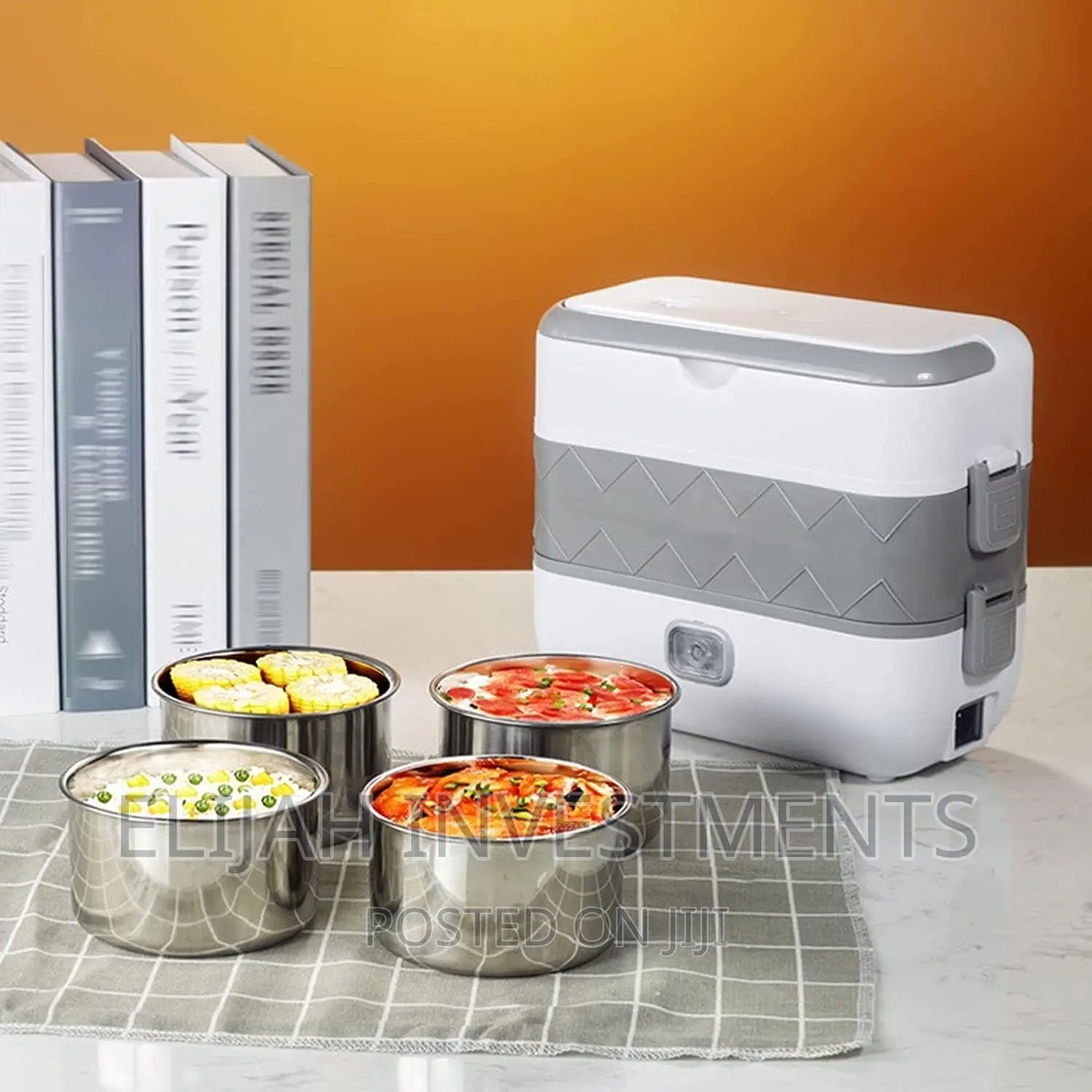 Upgraded PP Stainless Steel Electric Lunch Box