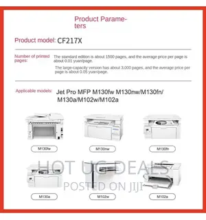 Black Toner Cartridge With Chip for HP M102A M102W MFP M130A