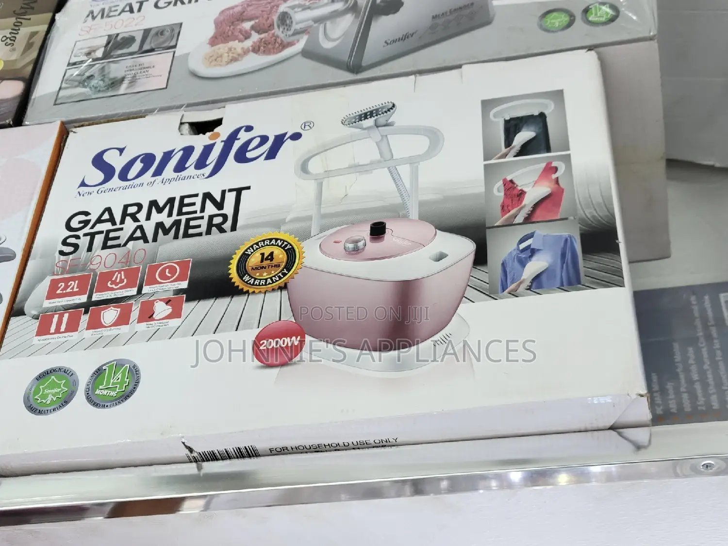 (2.2l) Sonifer Garment Steamer
