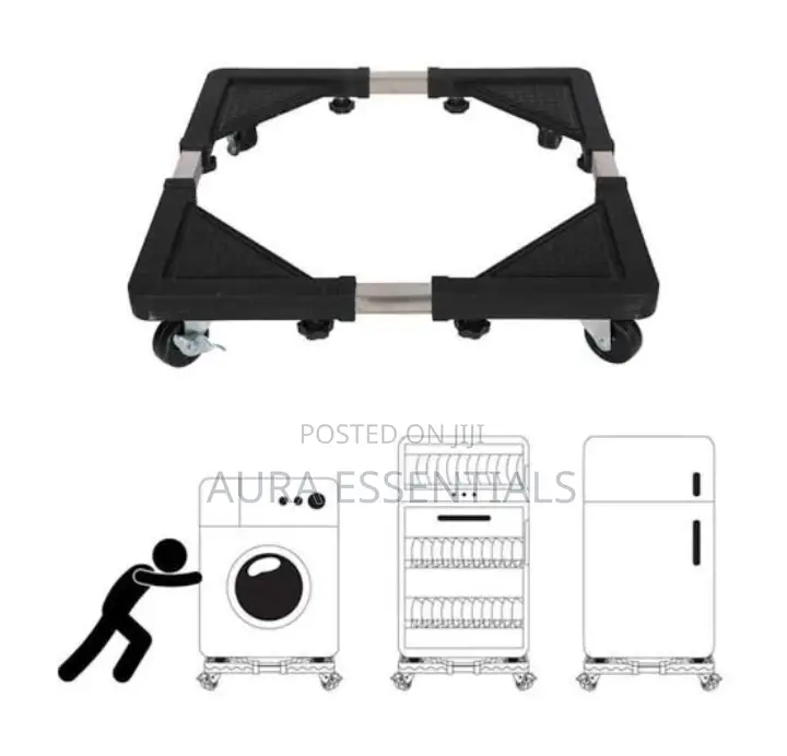 4 Foot Wheel Adjustable Washing Machine Base