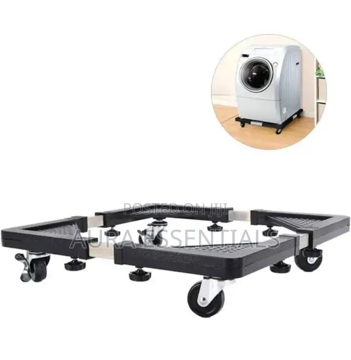 4 Foot Wheel Adjustable Washing Machine Base