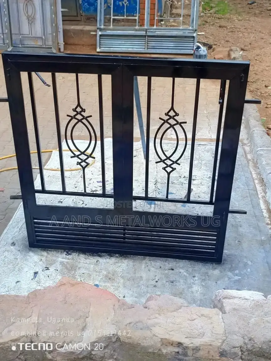 Standard Sliding Windows at a S Metal Works Uganda in Central Division