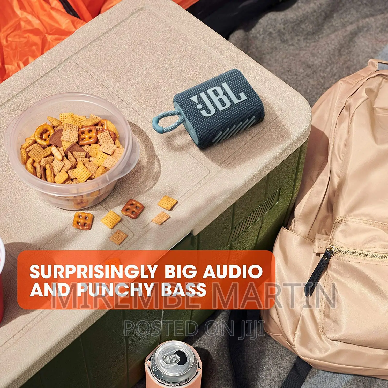 JBL Go 3, Waterproof Wirelessultra Portable Bluetoothspeaker