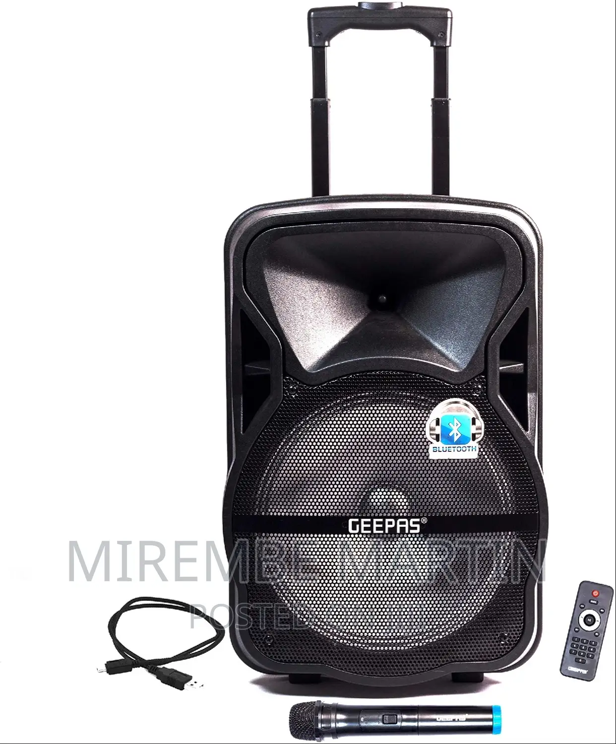 Geepas Portable Rechargeable Professional Speaker System