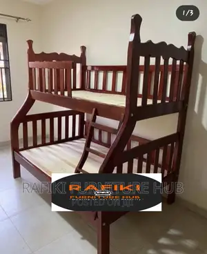 Double Decker /Bed / 3/4by6 / Best / Wooden Bed / Furniture