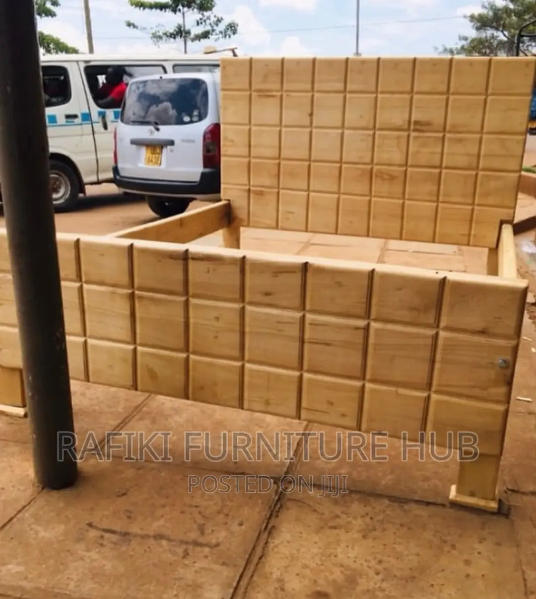 Tile Bed / 5by6 Bed / Wooden Bed / Good / Best Furniture