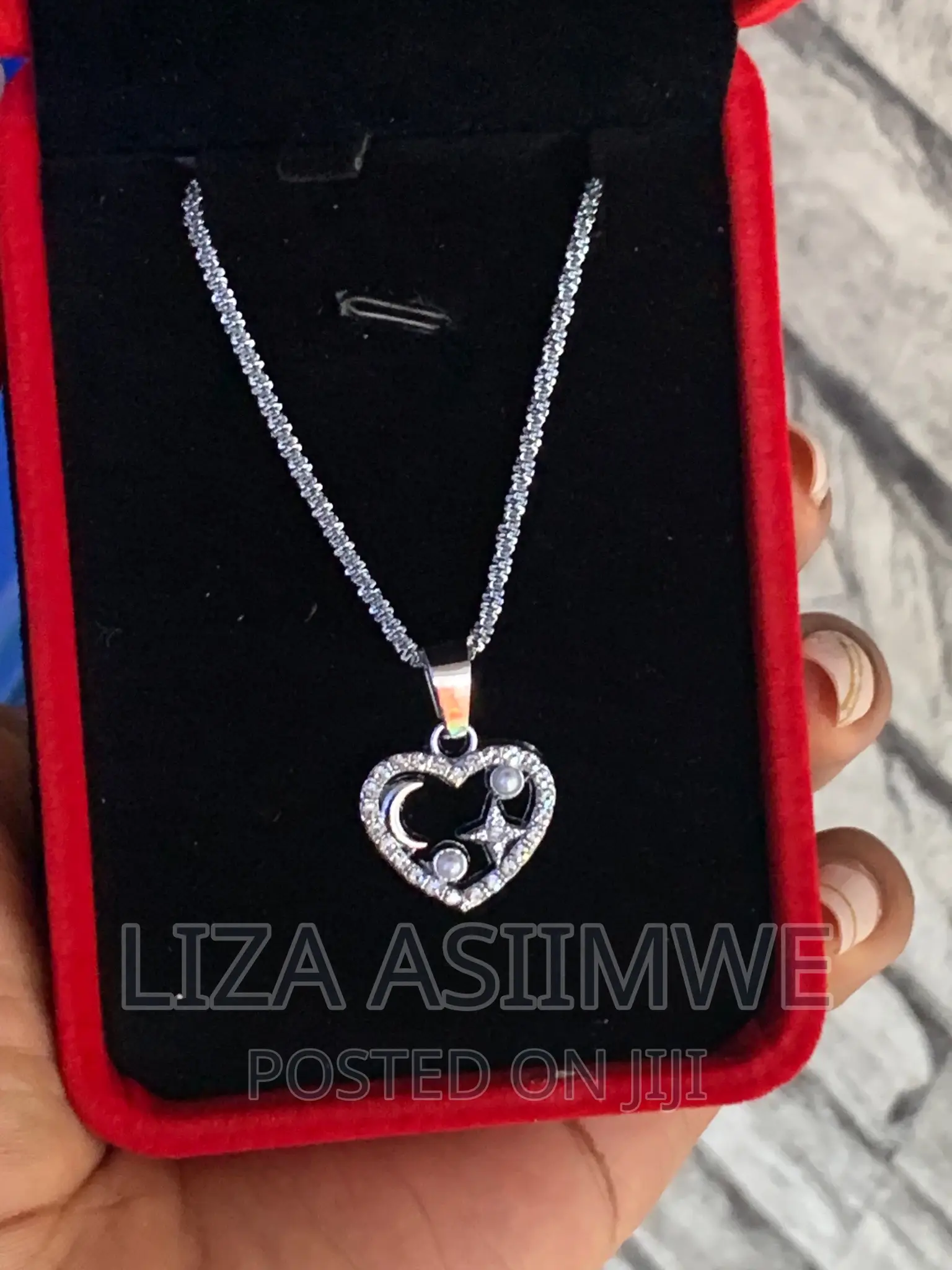 Lady’S Necklaces With a Heart Pendant
