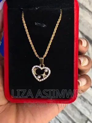 Lady’S Necklaces With a Heart Pendant