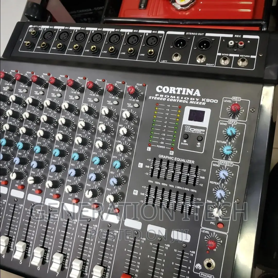 Cortina Amp Mixer 9 Channels - 