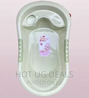 Plastic Baby Basin - Cream
