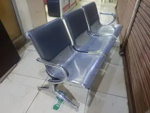 Waiting Chair, 3 Seater Steel
