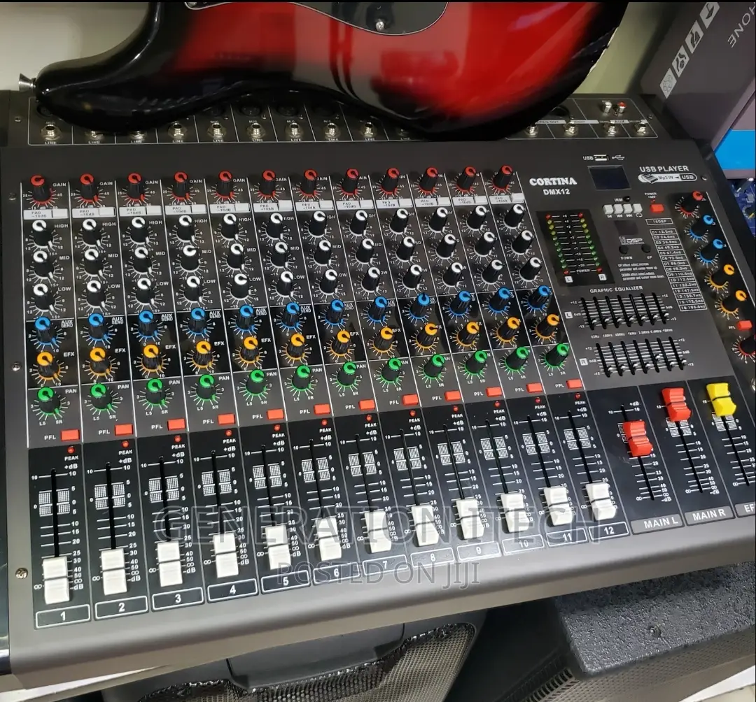 12 Channel Amp Mixer -Cortina With USB Mp3 Player