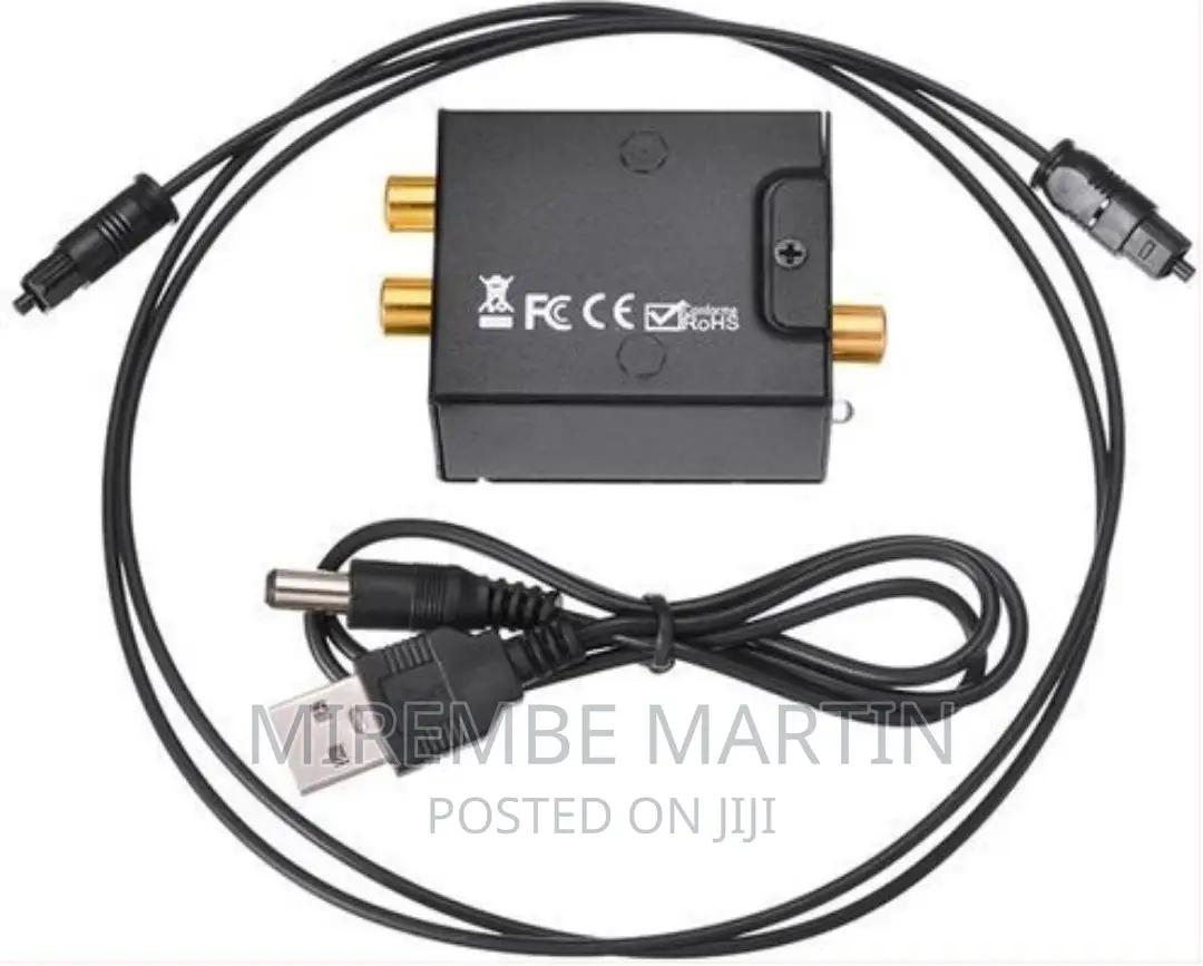 Digital to Analog Audio Converter Optical Fiber