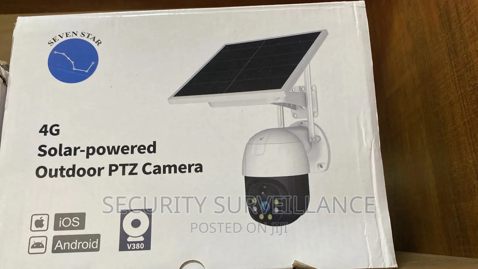 Solar Powered 360 Degrees 4G SIM Card Outdoor Camera