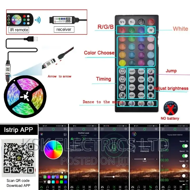 Led Strip Light 5 MTRS Decoration Bar Bedroom Tv Lights