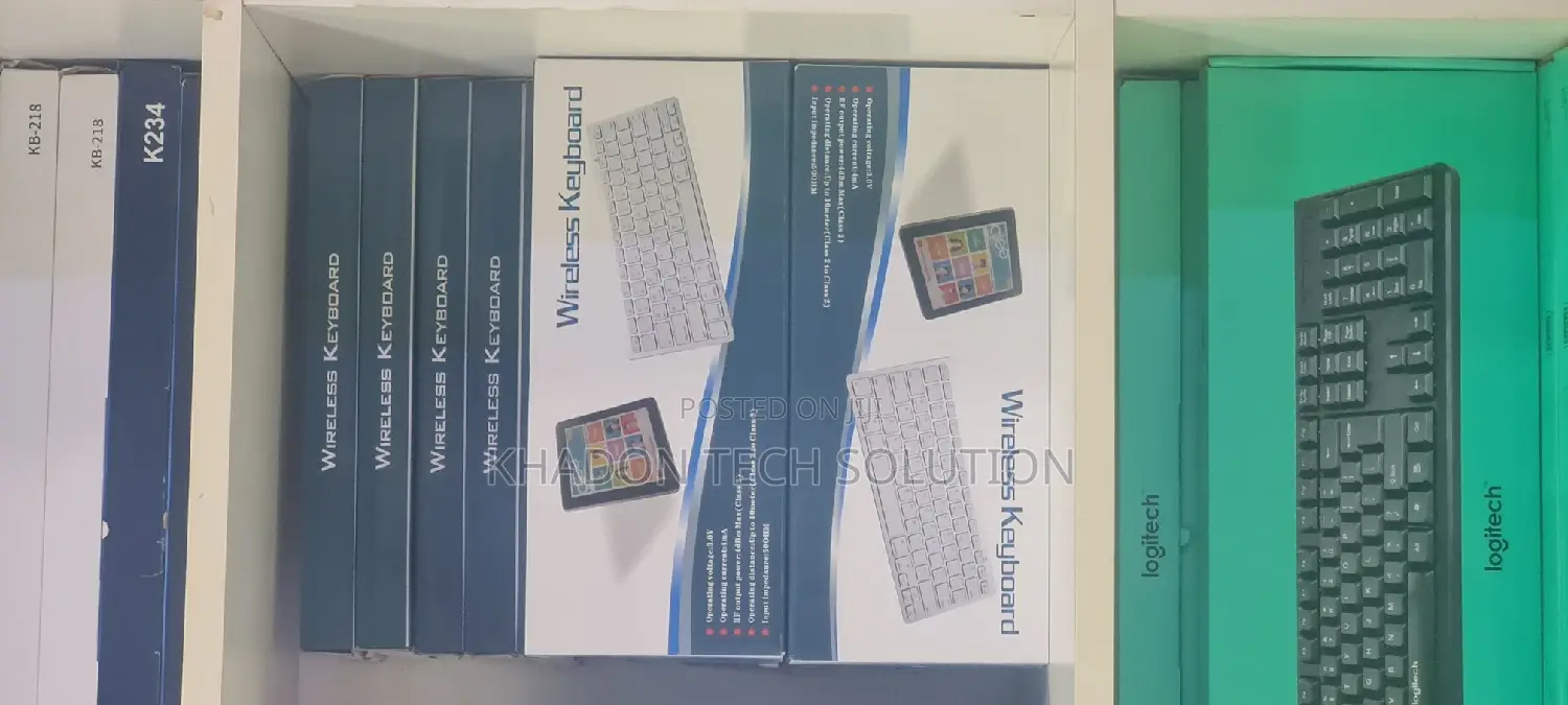 KB6001 White Wireless Keyboard